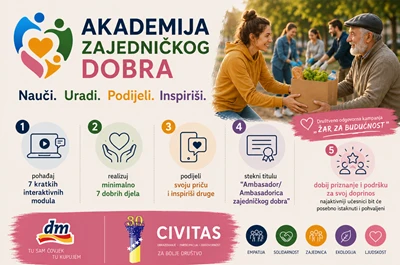 Akademija zajedničkog dobra: Nauči. Uradi. Podijeli. Inspiriši.