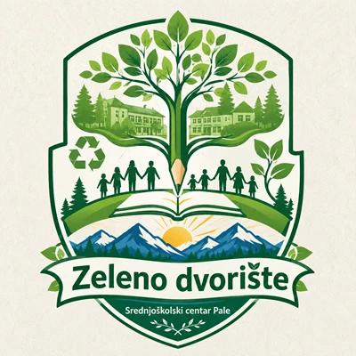 Zeleno dvorište – klupe i kante za Srednjoškolski centar „Pale"